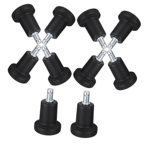 Homoyoyo 10 Stück Teiliges Bürostuhl fußgleiter mit Stabilen Feststehenden Nylon Stahlrollen Kratzfest Rutschfest für Teppich und Glatte Böden Einfache Installation Geeignet für Homoyoyo 10 Stück Teiliges Bürostuhl fußgleiter mit Stabilen Feststehenden Nylon Stahlrollen Kratzfest Rutschfest für Teppich und Glatte Böden Einfache Installation Geeignet für von Homoyoyo