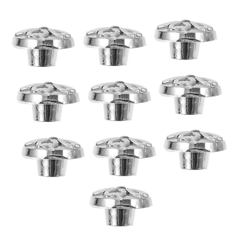 Homoyoyo 10 Stück Teiliges Dekorative Schraub schnallen für Koffer und Taschen Einfache Montage Vielseitig Einsetzbar für Handtaschen Rucksäcke Gepäck und DIY projekte Antik silberfarben von Homoyoyo