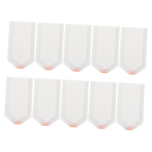 Homoyoyo 10 Stück Teiliges Diamond Embroidery Tray aus Robustem Kunststoff Großes Sortier Tablett für Diamantmalerei DIY Kunsthandwerk Abnehmbares Glatte Oberfläche Vielseitig Einsetzbar von Homoyoyo