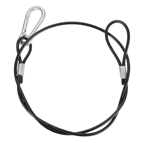 Homoyoyo 10 Stück Teiliges Edelstahl Drahtseilset mit PVC Ummantelung Kratzschutzbeschichtete Aufhängeseile für Lampen Starke Haltekraft Kompatibel mit LED Pflanzen und Aquarienbeleuchtung von Homoyoyo
