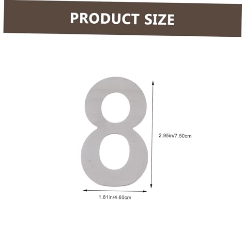 Homoyoyo 10 Stück Teiliges Edelstahl Hausnummernschild mit Selbstklebenden Reflektierenden Zahlen für Tür Briefkasten und Fenster Wetterfest Robust und Einfache Montage ohne Bohren Homoyoyo 10 Stück Teiliges Edelstahl Hausnummernschild mit Selbstklebenden Reflektierenden Zahlen für Tür Briefkasten und Fenster Wetterfest Robust und Einfache Montage ohne Bohren von Homoyoyo