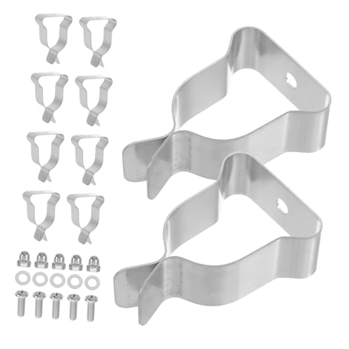 Homoyoyo 10 Stück Teiliges Fensterbrunnenabdeckungs Kit mit Federclips Robuste Montageclips für Installation von Kellerfensterabdeckungen Langlebig und Einfach zu Montieren Homoyoyo 10 Stück Teiliges Fensterbrunnenabdeckungs Kit mit Federclips Robuste Montageclips für Installation von Kellerfensterabdeckungen Langlebig und Einfach zu Montieren von Homoyoyo