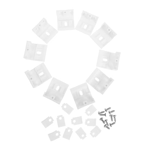 Homoyoyo 10 Stück Teiliges Fensterjalousien-halterung aus Robustem Unsichtbare Montageclips für Jalousien Stabiler Halter für Schlafzimmer und Wohnräume Langlebig und Platzsparend Homoyoyo 10 Stück Teiliges Fensterjalousien-halterung aus Robustem Unsichtbare Montageclips für Jalousien Stabiler Halter für Schlafzimmer und Wohnräume Langlebig und Platzsparend von Homoyoyo