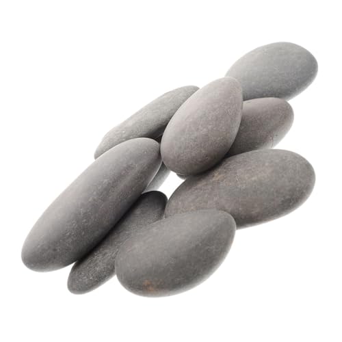 Homoyoyo 10 Stück Teiliges Glatte Flusssteine Natürliche Kieselsteine zum Bemalen Polierte DIY Bastelsteine für Garten Vase Aquarium und Kreative Dekoration Homoyoyo 10 Stück Teiliges Glatte Flusssteine Natürliche Kieselsteine zum Bemalen Polierte DIY Bastelsteine für Garten Vase Aquarium und Kreative Dekoration von Homoyoyo