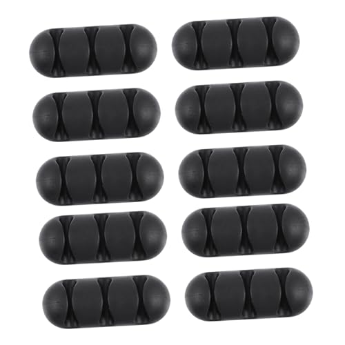Homoyoyo 10 Stück Teiliges Kabelhalter Schlitzen Selbstklebender Kabelclip aus Robustem Tpr Multifunktionaler Kabelorganizer für Schreibtisch Ladekabel USB Netzwerkkabel Platzsparend Homoyoyo 10 Stück Teiliges Kabelhalter Schlitzen Selbstklebender Kabelclip aus Robustem Tpr Multifunktionaler Kabelorganizer für Schreibtisch Ladekabel USB Netzwerkkabel Platzsparend von Homoyoyo