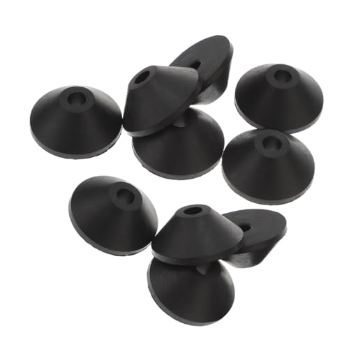 Homoyoyo 10 Stück Teiliges Kegelförmig Geformt für Wc sitz schrauben Wasserdichte Gummipuffer für Toilettenbefestigung Langlebige Dichtungsringe zur Reparatur von Toilettensitz und von Homoyoyo