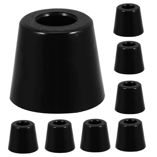 Homoyoyo 10 Stück Teiliges Konische Gummifüße mit Schraublöchern rutschfest und Vibrationsdämpfend Möbelbodenschutz für Waschmaschine Trockner und Andere Geräte von Homoyoyo