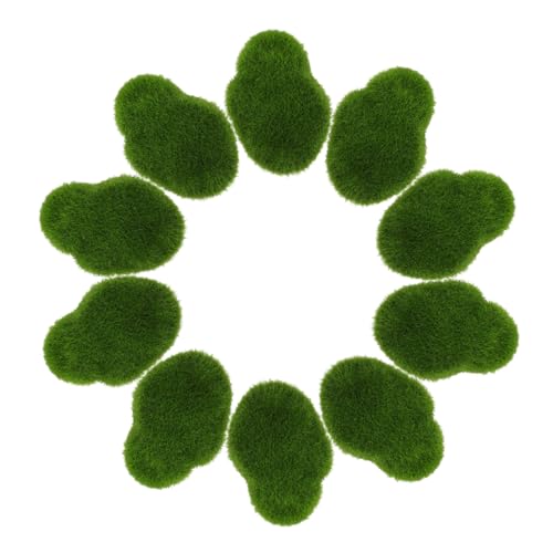 Homoyoyo 10 Stück Teiliges Künstliche Moossteine Naturgetreue Moosornamente als Dekoration für Blumentöpfe DIY Bastelprojekte Fotorequisiten und Mooswandgestaltung Pflegeleicht Langlebig Homoyoyo 10 Stück Teiliges Künstliche Moossteine Naturgetreue Moosornamente als Dekoration für Blumentöpfe DIY Bastelprojekte Fotorequisiten und Mooswandgestaltung Pflegeleicht Langlebig von Homoyoyo