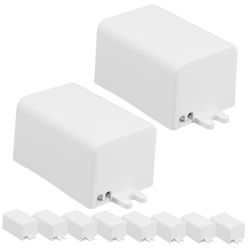 Homoyoyo 10 Stück Teiliges Kunststoffgehäuse PC Material Wasserdichte Abzweigdose für Außenbereich Vielseitige Schutzbox für Elektronische Geräte und DIY Verkabelung von Homoyoyo