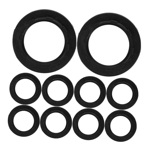 Homoyoyo 10 Stück Teiliges Lampenfassung mit Schraubgewinde Hitzebeständige Kunststoff Lampensockel Ringe Sicherer Halt für Glühbirnen Einfacher Austausch für Candelabra Gewindelampen von Homoyoyo