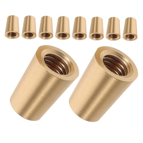 Homoyoyo 10 Stück Teiliges Messing Füße Höhe Kratzfest Stabil für Schneidebretter Schmuckboxen und Dekorative Tabletts Möbel Zubehör für Zuhause Küche von Homoyoyo