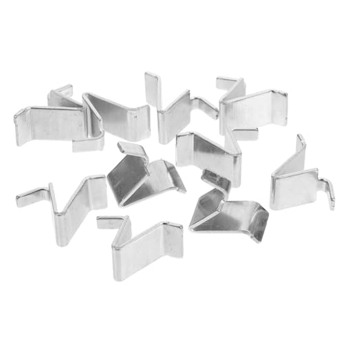 Homoyoyo 10 Stück Teiliges Metall regalclips für Aktenschränke Robuste Schwere Regalstützen Stabile Halterungen für Büro Aktenregale Einfache Montage Langlebige Schrankzubehörteile von Homoyoyo