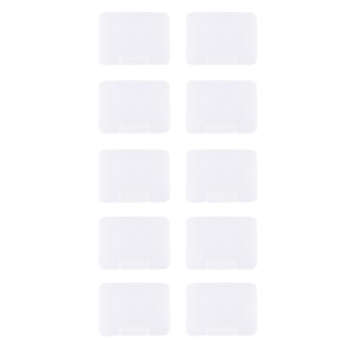 Homoyoyo 10 Stück Teiliges Mini Aufbewahrungsboxen Transparente Kunststoff Organizer für Kleine Gegenstände Stapelbar und Praktisch für Schrank oder Tasche von Homoyoyo