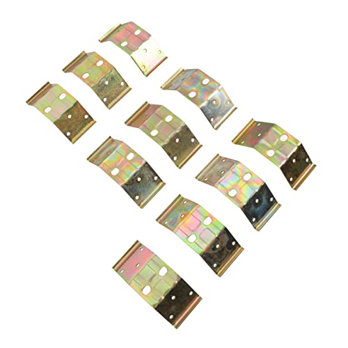 Homoyoyo 10 Stück Teiliges Möbel Eckverbinder Robustem Eisen Praktische Verbindungsecke für Tisch Bett und Regalbefestigung Einfache Montage Langlebig und Vielseitig Einsetzbar für von Homoyoyo