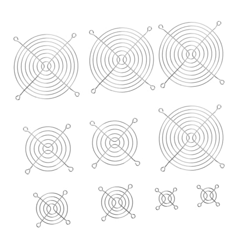 Homoyoyo 10 Stück Teiliges Pc Lüftergitter aus Verzinktem Eisen Staubdichte Mesh Fan Covers mit Schrauben Kompatibel mit Lüftern Schutzabdeckung für Desktop Full Tower Gehäuse Homoyoyo 10 Stück Teiliges Pc Lüftergitter aus Verzinktem Eisen Staubdichte Mesh Fan Covers mit Schrauben Kompatibel mit Lüftern Schutzabdeckung für Desktop Full Tower Gehäuse von Homoyoyo