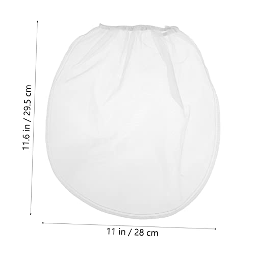 Homoyoyo 10 Stück Teiliges Polyester Farbsiebbeutel mit Elastischem Bund Feinmaschige Nylon Netz Filterbeutel für Lack und Farbsiebung Wiederverwendbar Vielseitig Einsetzbar für Präzise von Homoyoyo