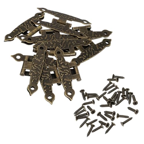 Homoyoyo 10 Stück Teiliges Robuste Eisenscharniere Antike H förmige Holzbox scharniere mit Löchern Retro Schmuckkasten Ersatzteile Einfach zu Montieren Langlebig und Rostbeständig Homoyoyo 10 Stück Teiliges Robuste Eisenscharniere Antike H förmige Holzbox scharniere mit Löchern Retro Schmuckkasten Ersatzteile Einfach zu Montieren Langlebig und Rostbeständig von Homoyoyo