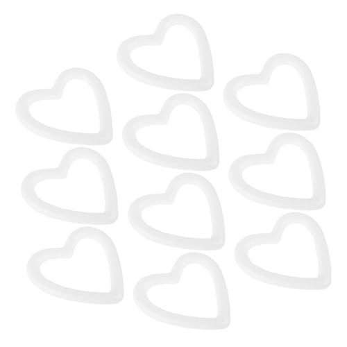 Homoyoyo 10 Stück Teiliges Schaumstoff Hohles Design Leichtes Formstabiles Bastelmaterial für Romantische Hochzeits Valentinstagsdekorationen Vielseitig Einsetzbar für DIY von Homoyoyo