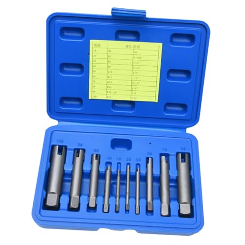 Homoyoyo 10 Stück Teiliges Schraubenausdreher Set aus Legiertem Robustes Broken Nut Extractor Kit Backen Design Vielseitig Einsetzbar für Beschädigte Schrauben und Muttern mit Homoyoyo 10 Stück Teiliges Schraubenausdreher Set aus Legiertem Robustes Broken Nut Extractor Kit Backen Design Vielseitig Einsetzbar für Beschädigte Schrauben und Muttern mit von Homoyoyo