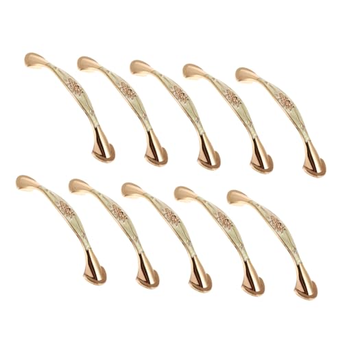 Homoyoyo 10 Stück Teiliges Schubladengriffe aus Aluminiumlegierung Robuste Möbelgriffe für Küchenschränke und Kommoden Minimalistisches Design Glatte Oberfläche Vielseitig Einsetzbar für von Homoyoyo