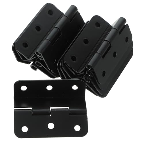 Homoyoyo 10 Stück Teiliges Schwarze Eisenscharniere für Schranktüren Langlebig Rostfrei Vielseitig Einsetzbar für Fenster Türen und Möbel Einfach zu Montieren Stabile Befestigung Homoyoyo 10 Stück Teiliges Schwarze Eisenscharniere für Schranktüren Langlebig Rostfrei Vielseitig Einsetzbar für Fenster Türen und Möbel Einfach zu Montieren Stabile Befestigung von Homoyoyo