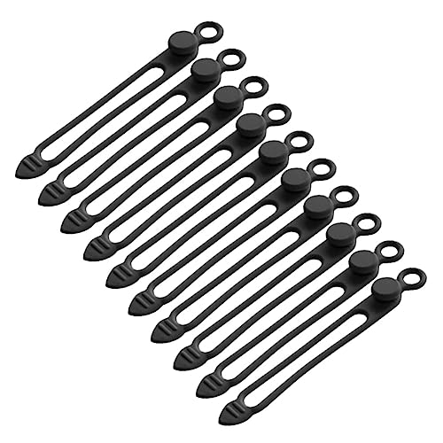 Homoyoyo 10 Stück Teiliges Silikon Kabelbinder Set Langlebige Kabel Organizer für Schreibtisch und Zuhause Wiederverwendbare Kabelhalter für Datenkabel Vielseitig Einsetzbar für Homoyoyo 10 Stück Teiliges Silikon Kabelbinder Set Langlebige Kabel Organizer für Schreibtisch und Zuhause Wiederverwendbare Kabelhalter für Datenkabel Vielseitig Einsetzbar für von Homoyoyo