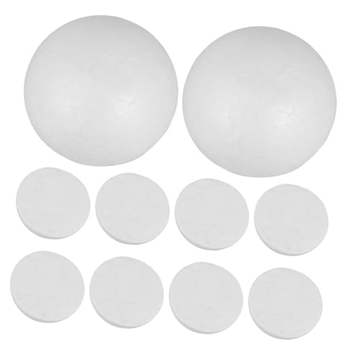 Homoyoyo 10 Stück Teiliges Styropor Halbkugeln Weiß Hochdichte Schaumstoffbälle für DIY Weihnachtsdeko Kinderfreundliche Bastelmaterialien Glatte Oberfläche zum Bemalen Vielseitige Party Homoyoyo 10 Stück Teiliges Styropor Halbkugeln Weiß Hochdichte Schaumstoffbälle für DIY Weihnachtsdeko Kinderfreundliche Bastelmaterialien Glatte Oberfläche zum Bemalen Vielseitige Party von Homoyoyo