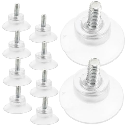 Homoyoyo 10 Stück Teiliges Transparente Glas tischplatten Saugnäpfe aus Weichem rutschfeste Starke Haftung als Antirutsch Pads und Abstandshalter für Glasflächen Vielseitig Einsetzbar von Homoyoyo
