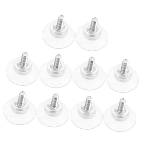 Homoyoyo 10stücke Saugnäpfe Für Glastischplatten rutschfeste Pads Glas-abstandshalter Saugnapf-Pads Für Schreibtische Saugnäpfe Für Glas Stoßfänger Für Glasplatten von Homoyoyo
