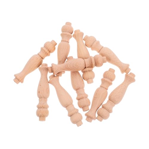Homoyoyo 10 Stück Teiliges Unbemalte Massivholz baluster Handgefertigte Holzspindeln für Treppengeländer Weinschrank Schrankdekoration Unveredelte Langlebige Holzsäulen für DIY und Homoyoyo 10 Stück Teiliges Unbemalte Massivholz baluster Handgefertigte Holzspindeln für Treppengeländer Weinschrank Schrankdekoration Unveredelte Langlebige Holzsäulen für DIY und von Homoyoyo