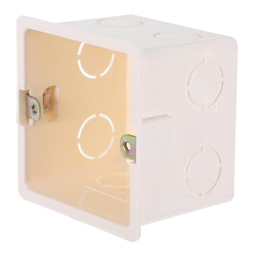 Homoyoyo 10 Stück Teiliges Unterputz Steckdose Box Flammhemmende Elektrische Montagebox für Heim und Ingenieursprojekte Elegante Installation für Verschiedene Geräte von Homoyoyo