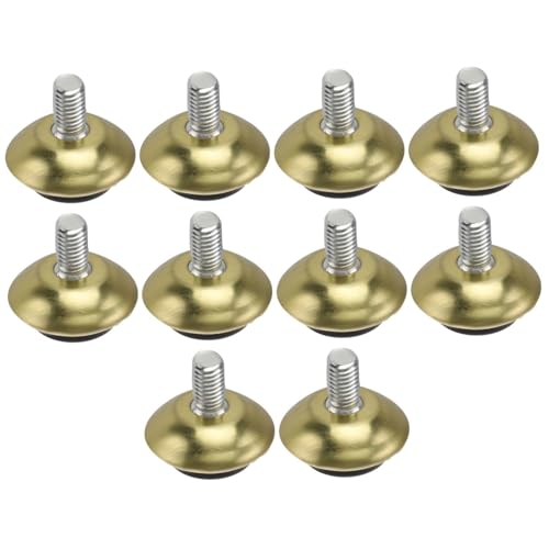 Homoyoyo 10 Stück Teiliges Verstellbares Möbelfuß Schraube Robuste Gummifüße für Schreibtisch Stuhlbeine rutschfest Bodenschonend Langlebig Geeignet für Möbelnivellierung zu Hause und Büro von Homoyoyo