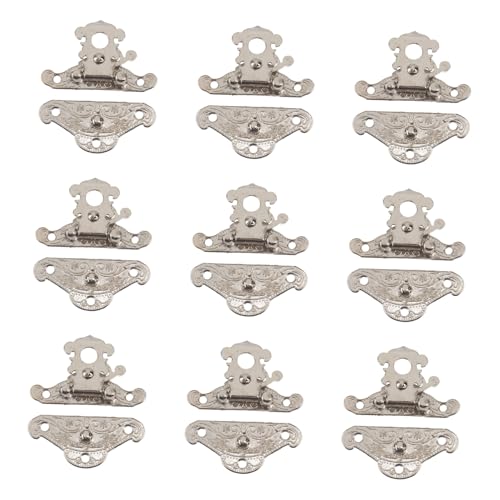 Homoyoyo 10 Stück Teiliges Vintage Metallverschluss für Holzboxen Geschenkboxen Weinkisten Stabile Langlebige mit Dekorativem Retro design Geeignet für Schmuck Aufbewahrungsboxen von Homoyoyo