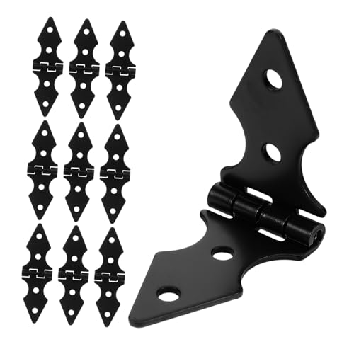 Homoyoyo 10 Stück Teiliges Zaunscharnierset aus Robustem Eisen Wetterfestes Gartentürscharnier mit Glatter Oberfläche Schwerlastfähig und Vielseitig für Garten und Hofzäune Geeignet Homoyoyo 10 Stück Teiliges Zaunscharnierset aus Robustem Eisen Wetterfestes Gartentürscharnier mit Glatter Oberfläche Schwerlastfähig und Vielseitig für Garten und Hofzäune Geeignet von Homoyoyo