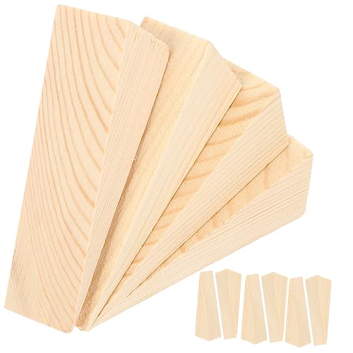 Homoyoyo 10 Stück Türstopper Holzkeil Rutschfeste Türstopper für Zuhause Büro und Geräuschreduzierend Kollisions für Verschiedene Türhöhen von Homoyoyo
