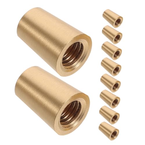 Homoyoyo 10 Stück Zubehör Schneidebrett Fußpolster Messing Möbelbeine Sockel Messingbeine Messingbeinpolster Servierbrettfüße Display Tablett Riser Display Tablett Riser Füße Golden von Homoyoyo