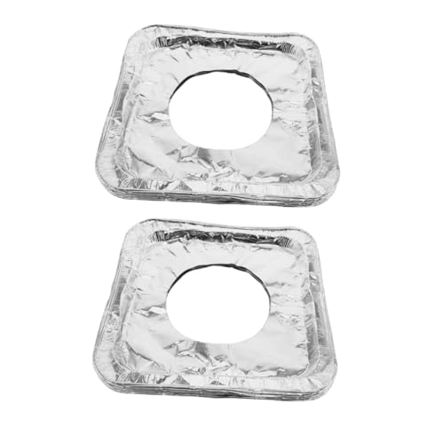 Homoyoyo 100 Stück Gasherd Brennerabdeckungen aus Aluminiumfolie Ölbeständige Einweg Abdeckungen für Gasherde Quadratische Schutzmatten zur Einfachen und Aufbewahrung der Küche Homoyoyo 100 Stück Gasherd Brennerabdeckungen aus Aluminiumfolie Ölbeständige Einweg Abdeckungen für Gasherde Quadratische Schutzmatten zur Einfachen und Aufbewahrung der Küche von Homoyoyo