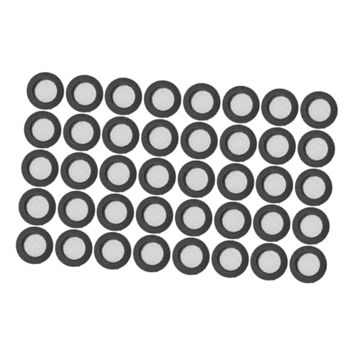 Homoyoyo 100 Stück Silikon Dichtungen mit Feinem Filternetz Auslaufsichere Wasserhahn Dichtungsringe für Duschkopf Gartenschlauch Waschmaschine Effektive Wasserfiltration und von Homoyoyo