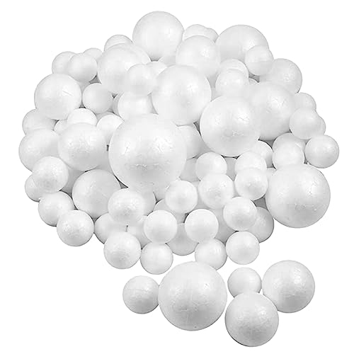 Homoyoyo 100stücke Schaumstoffbälle Für Hochzeiten Und Partydeko DIY-Dekoration Mit Unbedruckten Schaumstoffkugeln Für Fenster Und Türdekoration Sowie von Homoyoyo
