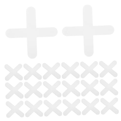 Homoyoyo 1000 Stück Fliesenkreuz abstandshalter für fliesenausgleich Fliesenunterlegscheiben Nivellierklammern für Fliesen Quadratische Abstandshalter aus Kunststoff Keramik Nahtkarte Suite von Homoyoyo