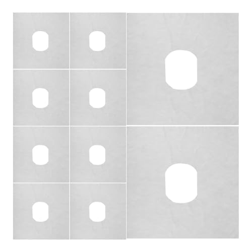 Homoyoyo 100blätter Massageblätter Für Massagetische Gesichtslochabdeckungen Mikrofaser Material Einwegverwendung Salon Und Spa Geeignet Atmungsaktives Design Hygienische Auflagen Für von Homoyoyo