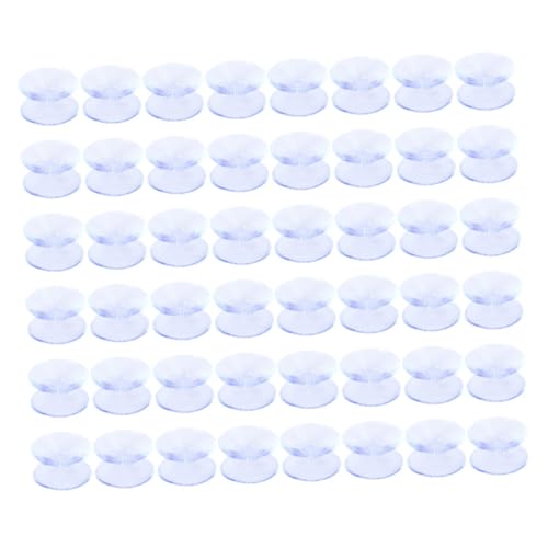 Homoyoyo 100stücke Doppelseitige Silikon-saugnäpfe Transparente Anti-rutsch-Pads Für Glas-tischplatten rutschfeste Möbelunterlagen Wiederverwendbar Ohne Klebstoff Für Glastische von Homoyoyo