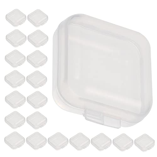 Homoyoyo 100stücke Kleine Transparente Aufbewahrungsboxen Mini Schmuck-Organizer Für Ohrringe Ringe Perlen Und Mehr Leichte Stapelbare Schmuckkästchen Mit Deckel von Homoyoyo