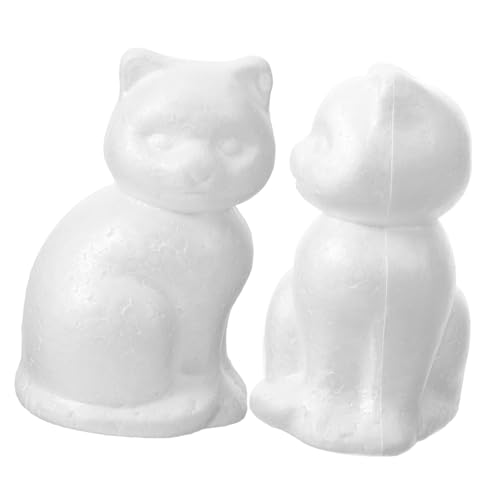 Homoyoyo 10Stücke Katzen Embryos für DIY Malprojekte Unbemalte Tiermodelle Sicherem für Bastel und Partydekorationen Homoyoyo 10Stücke Katzen Embryos für DIY Malprojekte Unbemalte Tiermodelle Sicherem für Bastel und Partydekorationen von Homoyoyo