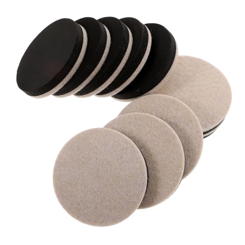 Homoyoyo 10stücke Filz-möbelgleiter Für Hartholzböden Bodenschutz rutschfeste Möbelgleiter Stuhlfußpolster Filzgleiter Für Möbel von Homoyoyo