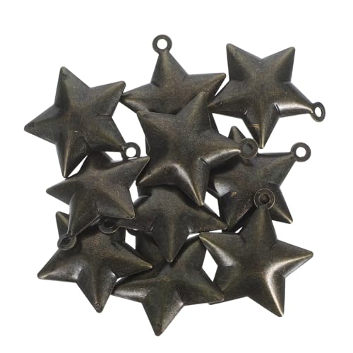 Homoyoyo 10stücke Metallglöckchen Vintage Kleine Sternglöckchen Basteln Rustikale Glocken Für Weihnachtskränze Dekorativ DIY-Accessoires Homoyoyo 10stücke Metallglöckchen Vintage Kleine Sternglöckchen Basteln Rustikale Glocken Für Weihnachtskränze Dekorativ DIY-Accessoires von Homoyoyo