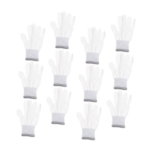 Homoyoyo 12 Paare Nylon Static Handschuhe Rutschfest Fingerbeschichtet Strapazierfähig Ergonomisch Flexibel Langlebig Schutzhandschuhe für Elektronikmontage Reparatur Inspektion mit Homoyoyo 12 Paare Nylon Static Handschuhe Rutschfest Fingerbeschichtet Strapazierfähig Ergonomisch Flexibel Langlebig Schutzhandschuhe für Elektronikmontage Reparatur Inspektion mit von Homoyoyo