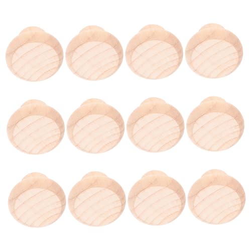 Homoyoyo 12 Sätze Möbelknöpfe Holz Pilzform Unlackiert Einloch Schrankgriffe Kommode Küchenschränke Retro Vintage Möbelgriffe Einfache Montage Langlebiges Naturholz Homoyoyo 12 Sätze Möbelknöpfe Holz Pilzform Unlackiert Einloch Schrankgriffe Kommode Küchenschränke Retro Vintage Möbelgriffe Einfache Montage Langlebiges Naturholz von Homoyoyo