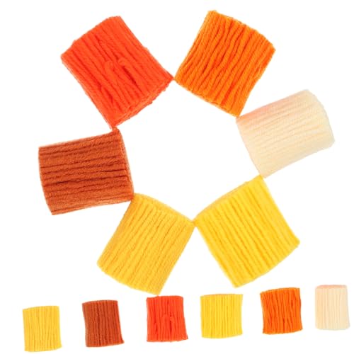 Homoyoyo 12 Stück Teiliges Acrylgarn für Teppichknüpfen und DIY Heimtextilien Vorgefertigte Weiche Teppichwolle Teppichsticken Kissen und Handwerksprojekte von Homoyoyo