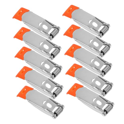 Homoyoyo 12 Stück Teiliges Federclips aus robustem PVC Orange Langlebige Befestigungsklammern für LED einbauleuchten Vielseitige Montagezubehör für Deckenlampen Einfache Installation und von Homoyoyo